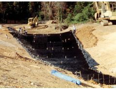 GEOWEB Geocells Combined With A Turf Reinforcement Mat (TRM)