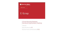 E-Scrap Recycling Standards Overview & Implementation Roadmap - White Paper
