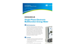 Star - Model DDS26D-B - Single-Phase Conventional Meters  Brochure