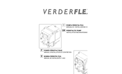Verderflex - Model VP2-B - Basic Peristaltic Flow Tube Pump - Manual