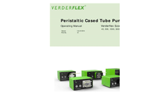 Verderflex - Model Economy 45, 500, 1500, 3000, 8000 - Peristaltic Cased Tube Pumps - Operating Manual