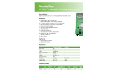Verderflex - Model VP PRO CL - Peristaltic Chlorine Dosing Pump - Datasheet