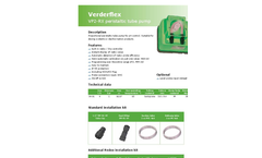 Verderflex - Model VP2-RX - Peristaltic Tube Pump - Datasheet