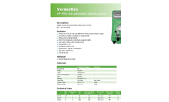 Verderflex - Model VP-PRO mA - Peristaltic Dosing Pump - Datasheet