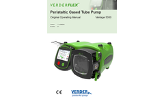 Verderflex Vantage - Model 5000 Modbus - Peristaltic Cased Tube Pumps - Manual