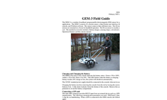 Geophex - Model Gem-3 - Handheld Geophysical Research Instrument - Brochure