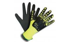 Model B-7735-S - Activity & Mechanic Gloves- Hi-Vis Lime Poly Shell S
