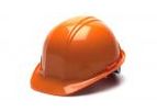 Model E-HP14040 - Hard Hats-Orange Cap Style 4-Point Snap Lock