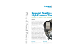 AaquaTools - Compact Tankless Hot High Pressure Washer - Datasheet