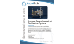 AaquaSteam - Portable High Pressure Steam Sanitation/Sterilization System - Brochure
