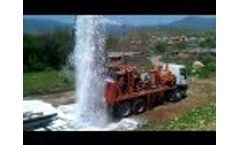 Watertec 24 Water Well Drilling Rig in Kurdistan, Iraq - Video