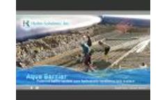 Hydro Solutions, Inc. - Aqua-Barrier - Video