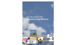 Renewables Academy Online - Applying Energy Efficiency - Brochure