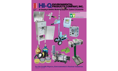 HI-Q Air Sampling & Radiation Monitoring Equipment, Systems and Accessories - 2020 Catalog