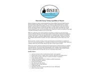 Bureau of Safety and Environmental Enforcement`s Renewable Energy Testing Capabilities at Ohmsett - Brochure