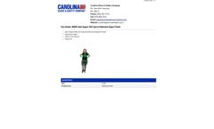 Carolina - Model BE200 - Back Support Belt Tapered Abdominal Support Panels - Brochure