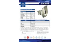 Cornell - Model 6NHPP - Hydro-Transport Pump - Brochure