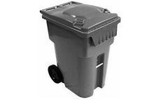 Arcus - Model CA-B60204 - 95 Gal Black (Charcoal) Roll-Out Container Cart