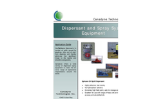 Canadyne - Oil Spill Dispersant Equipment Brochure