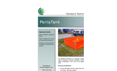 Canadyne PortaTanks - Temporary Storage Tank Brochure