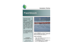Canadyne FlashBoom - Self-Inflating Boom Ideally Suited for Emergency Spill Response Brochure