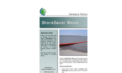 Canadyne ShoreSaver - Air-Inflatable Boom Brochure