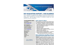 Acquisition Support and Due Diligence Services Brochure