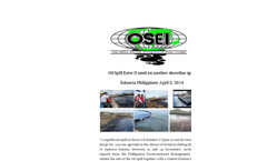 OSE II shoreline clean up Philippines Estancia