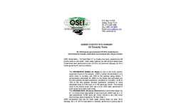 Marine Toxicity tests, 35 test on OSE II