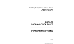 Biofilter Odor Control System - Performance Testing – Brochure