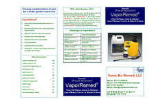 VaporRemed - Instantly And Permanently Eliminates Fumes - Brochure