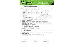 Oil-Only Static Dissipative Absorbents - Safety Data Sheet (SDS)