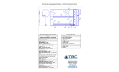 TBC - Model TXB-18-TTC - Oil Spill Containment Boom - Specifications Sheet