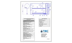 TBC - Model TXB-6 - Mini Oil Spill Containment Boom - Specifications Sheet