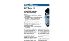 BHV - Echo 111 - Ultrasonic Level Meter - Brochure