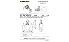 Rotobec - Model 040 - Pulpwood Grapples Brochure