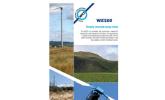 WES - Model 80 - Wind Turbine Brochure