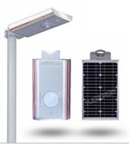 Leadray-Optoelectronic - 12W All in One LEd Solar Yard Light with Motion Sensor