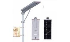 Leadray-Optoelectronic - Model LRC20W-001GB - 20W Integrated Solar Advertising LED Light Box in Pole with Street Light