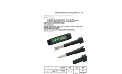 Model CP-105 - Waterproof Pocketsize pH-Meter Brochure