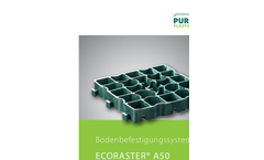 ECORASTER - A50 - Grid for the Slope Datasheet