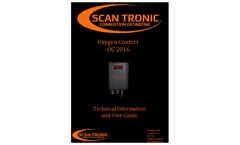 ScanTronic - Model OC 2016 - Oxygen Controlling Instrument Brochure