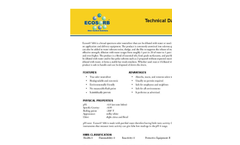 Ecosorb - Model 606 - Broad Spectrum Odor Neutralizer Technical Datasheet