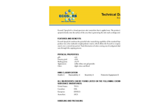 Ecosorb SprayGel - Broad Spectrum Odor Neutralizer Technical Datasheet