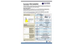 Sunmeter - Model Pro Sunspec - Photovoltaic Pyranometer - Brochure