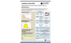 Litemeter Current - Model PAR - Silicon Pyranometer - Brochure