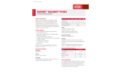 DuPont Solamet - Model PV3N2 - Photovoltaic Metallization Paste for N-Type Cells - Datasheet