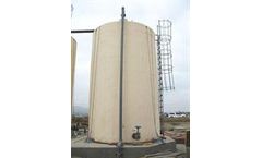Caustic, Sulfuric Acid & Bleach Double Wall Containment Tanks for On-site Processing