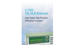 LI-840A CO2/H2O Gas Analyzer Brochure