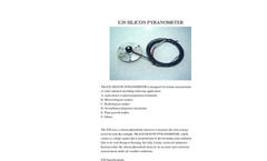 E20 Silicon Pyranometer Brochure (PDF 55 KB)